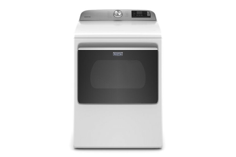 Maytag Smart Top Load Electric Dryer with Extra Power - 7.4 cu. ft. White MED6230HW Picture 1