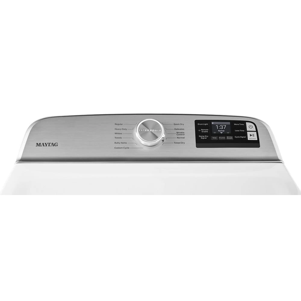 Smart Top Load Electric Dryer with Extra Power - 7.4 cu. ft. MED6230HW