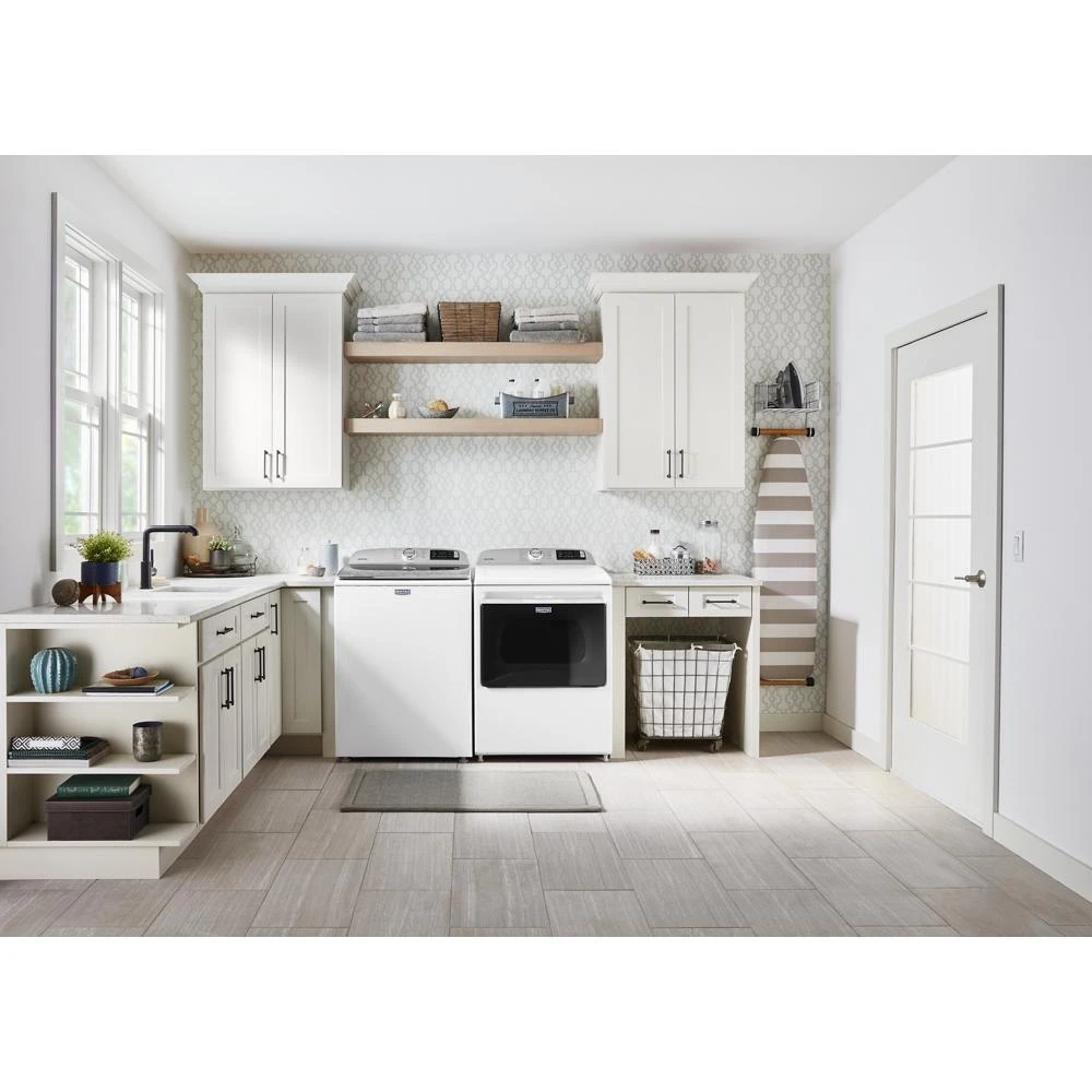 Smart Top Load Electric Dryer with Extra Power - 7.4 cu. ft. MED6230HW