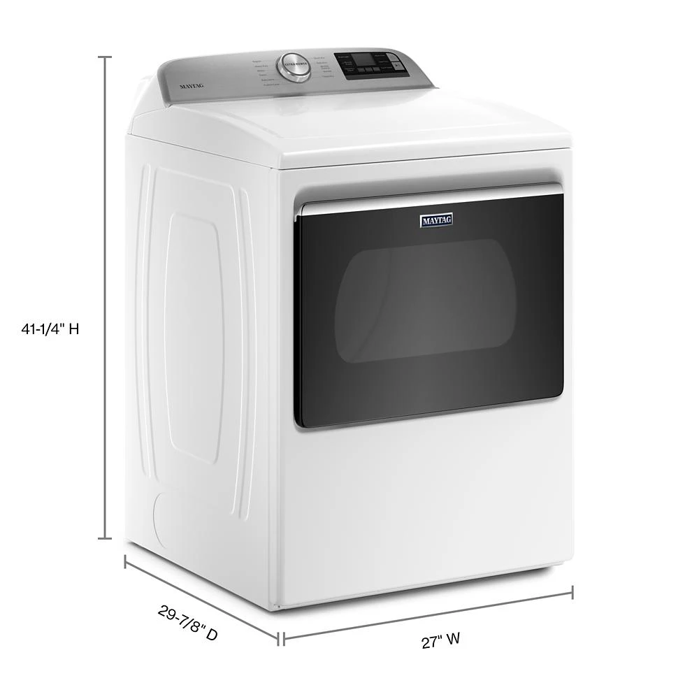 Smart Top Load Electric Dryer with Extra Power - 7.4 cu. ft. MED6230HW