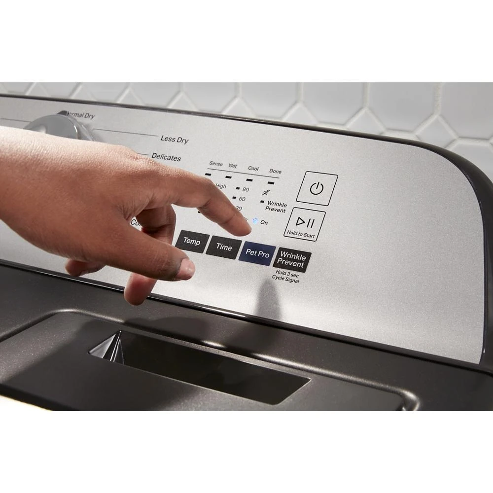 Pet Pro Top Load Electric Dryer - 7.0 cu. ft. MED6500MBK