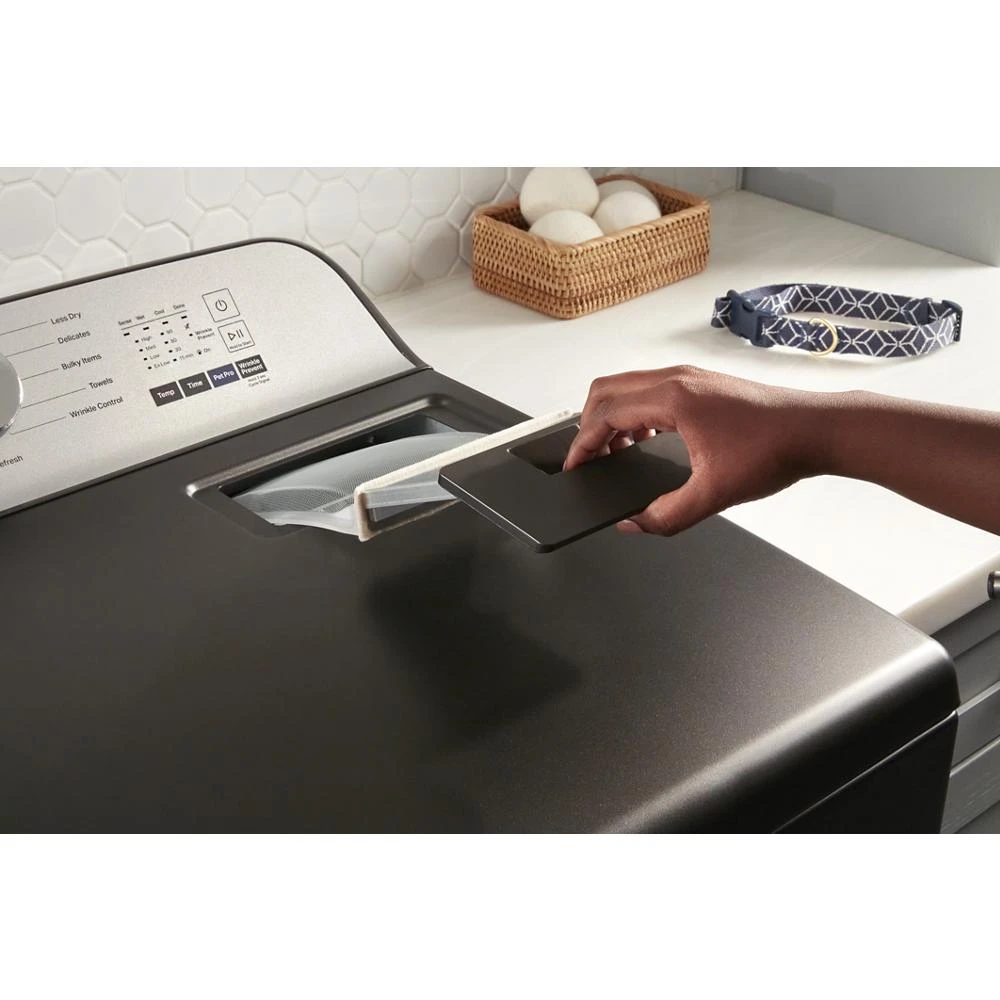 Pet Pro Top Load Electric Dryer - 7.0 cu. ft. MED6500MBK