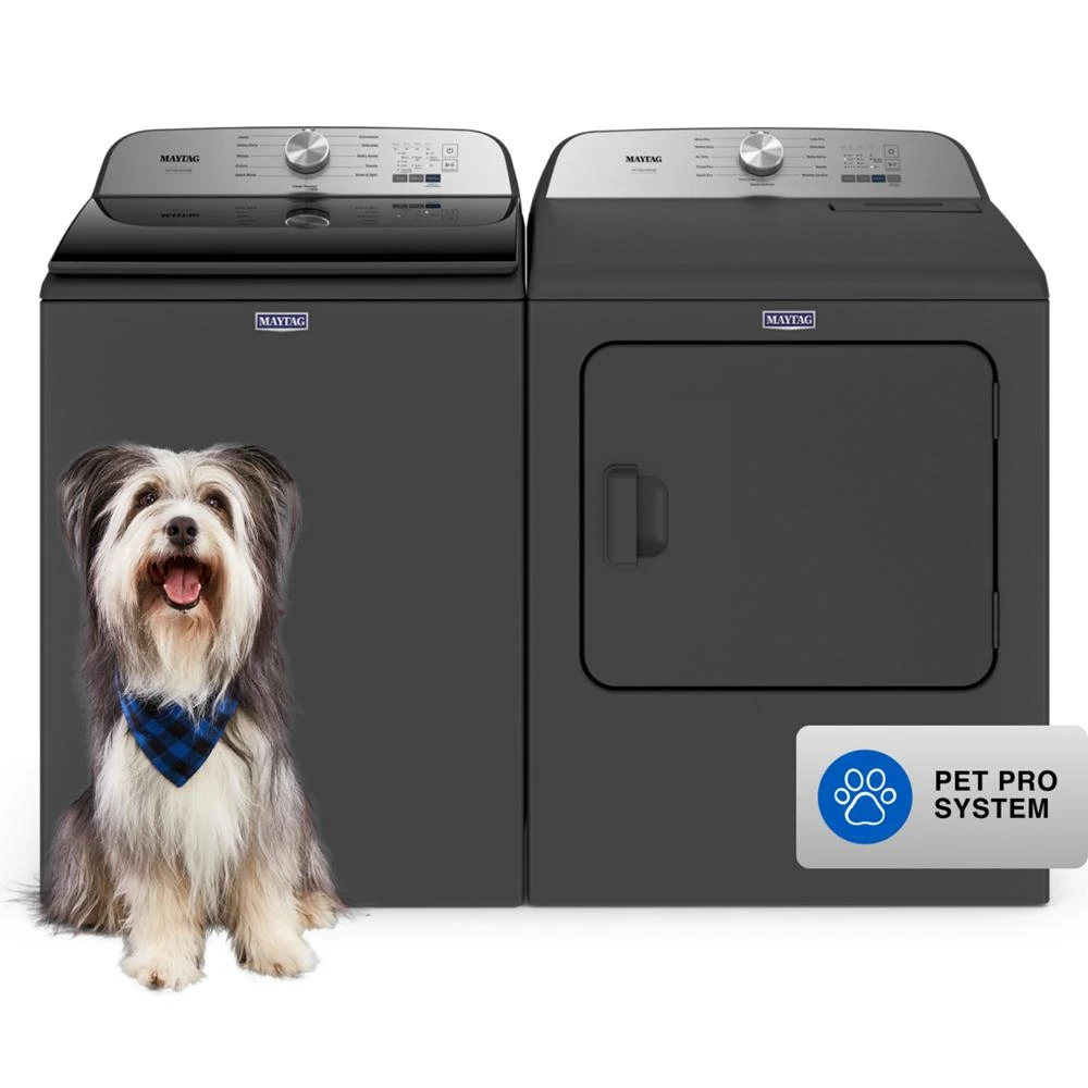 Pet Pro Top Load Electric Dryer - 7.0 cu. ft. MED6500MBK