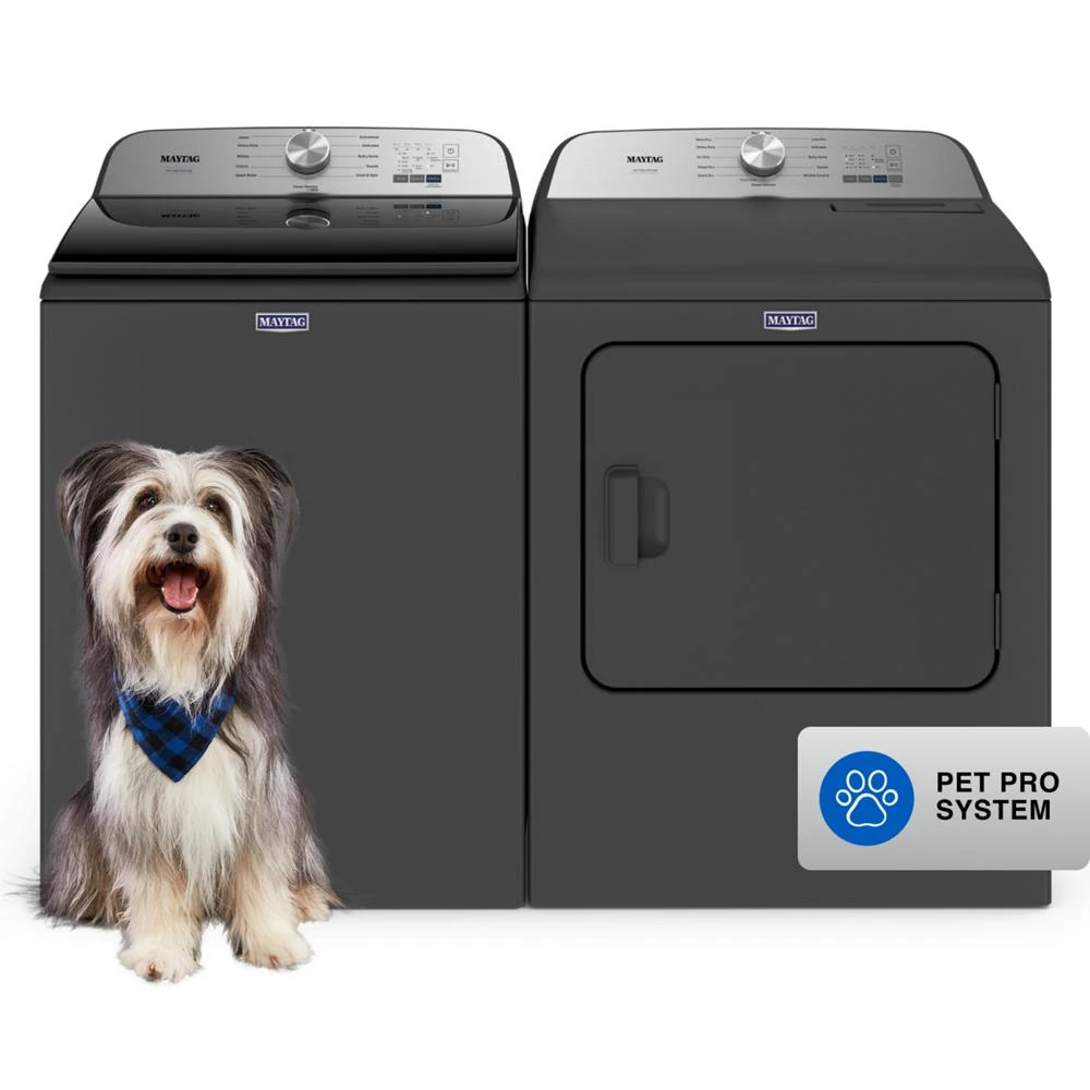 Pet Pro Top Load Electric Dryer - 7.0 cu. ft. MED6500MBK