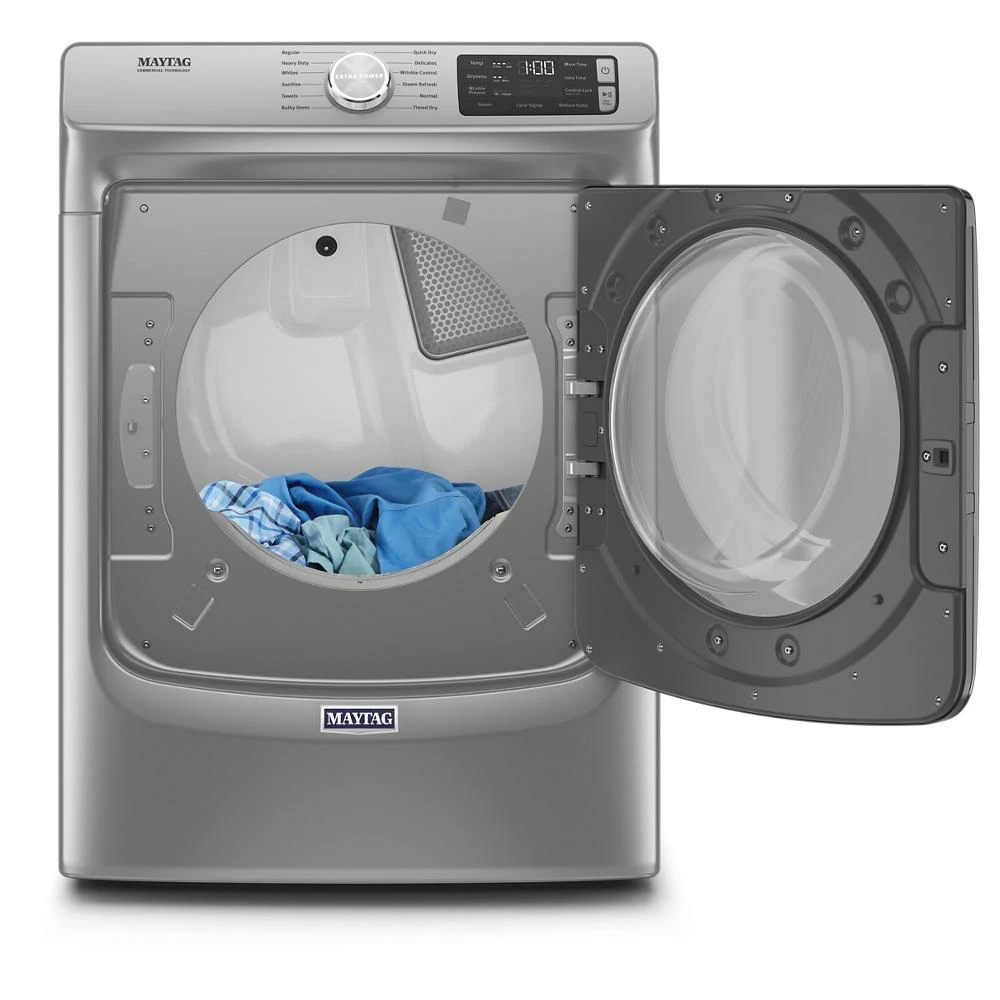 Front Load Electric Dryer with Extra Power and Quick Dry Cycle - 7.3 cu. ft. MED6630HC