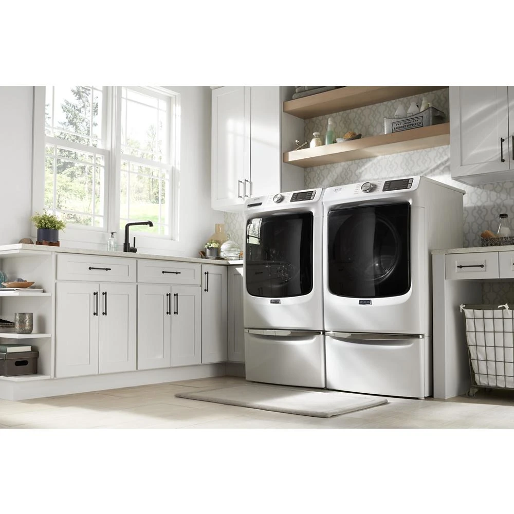 Front Load Electric Dryer with Extra Power and Quick Dry Cycle - 7.3 cu. ft. MED6630HW