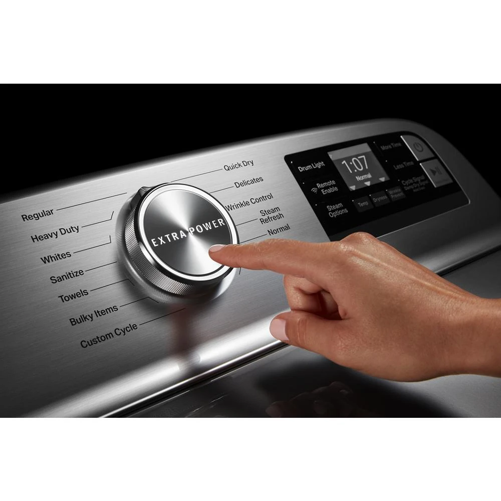 Smart Top Load Electric Dryer with Extra Power Button - 7.4 cu. ft. MED7230HC