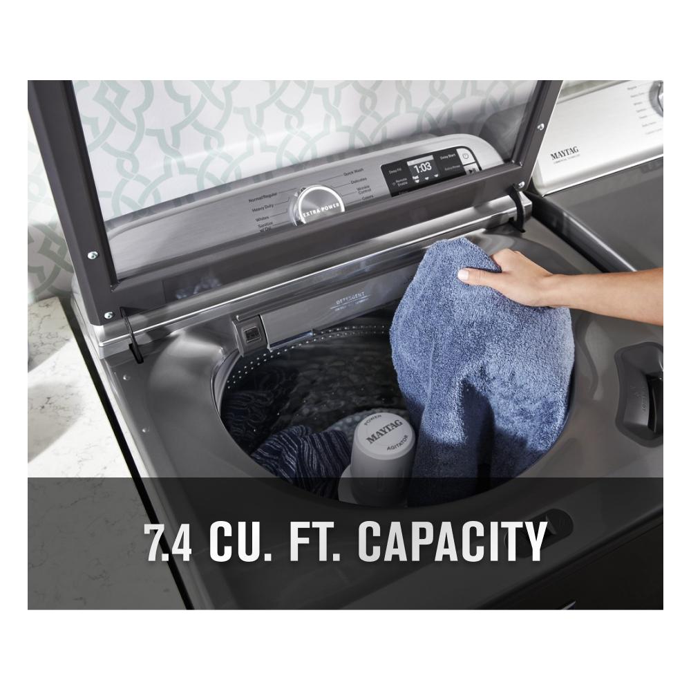 Smart Top Load Electric Dryer with Extra Power Button - 7.4 cu. ft. MED7230HC