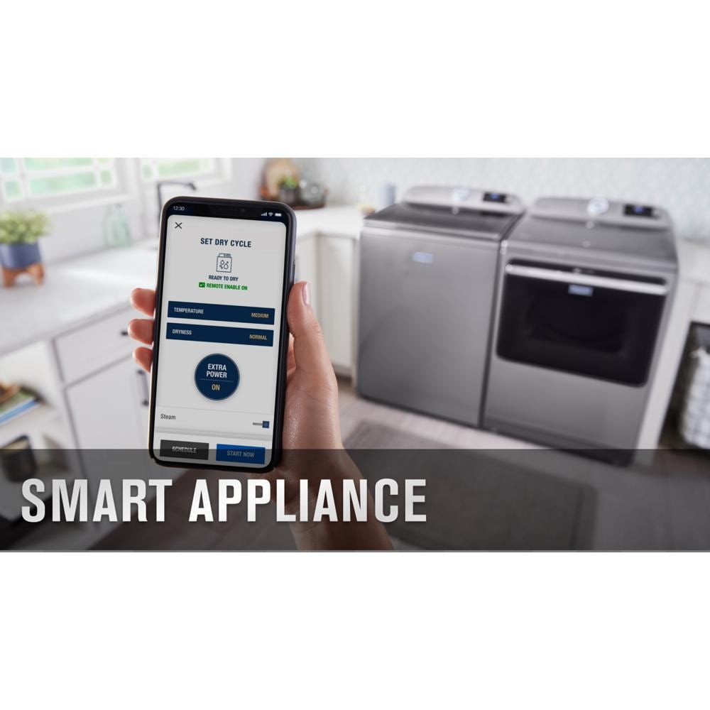 Smart Top Load Electric Dryer with Extra Power Button - 7.4 cu. ft. MED7230HC