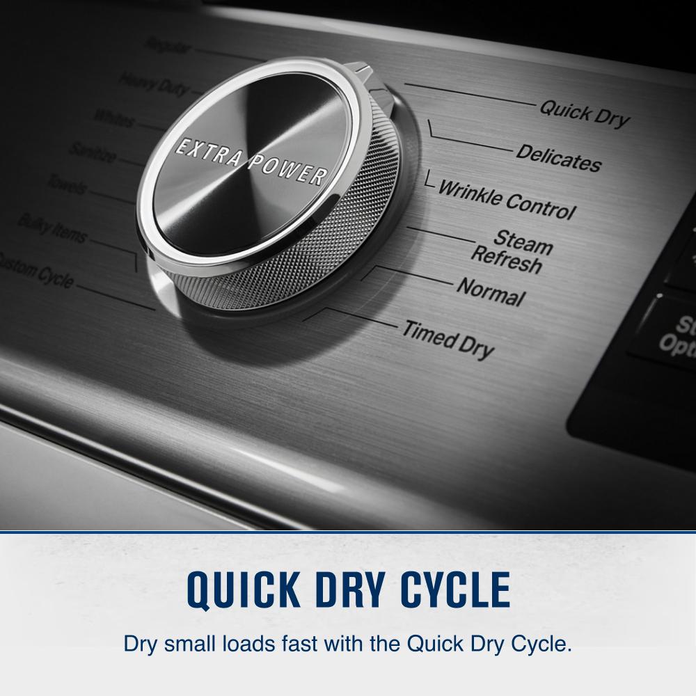 Smart Top Load Electric Dryer with Extra Power Button - 7.4 cu. ft. MED7230HC