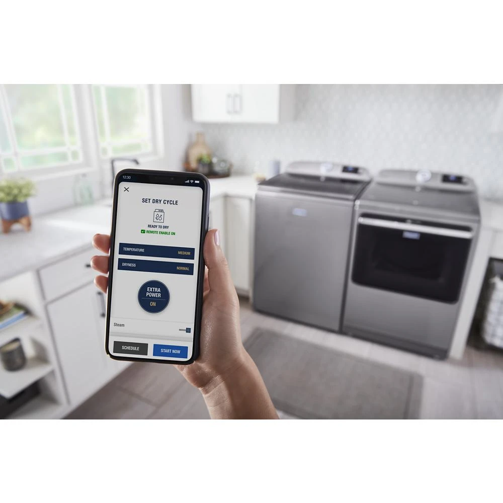 Smart Top Load Electric Dryer with Extra Power - 7.4 cu. ft. MED7230HC