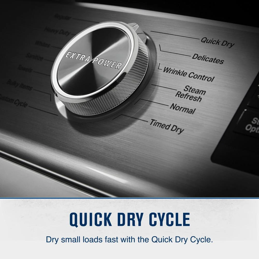 Smart Top Load Electric Dryer with Extra Power - 7.4 cu. ft. MED7230HC