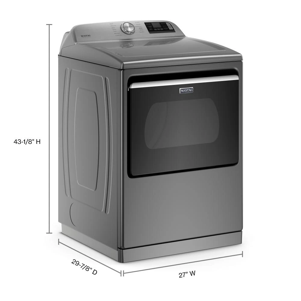 Smart Top Load Electric Dryer with Extra Power - 7.4 cu. ft. MED7230HC