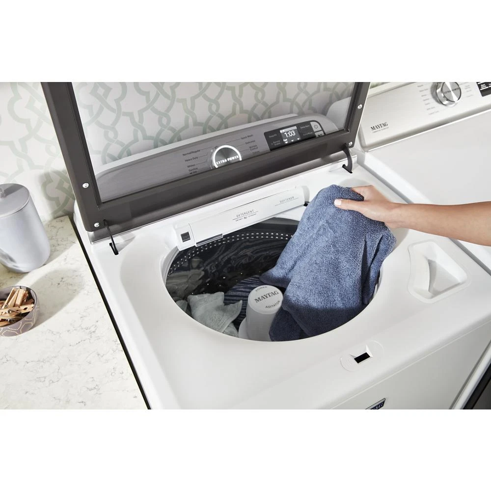 Smart Top Load Electric Dryer with Extra Power - 7.4 cu. ft. MED7230HW