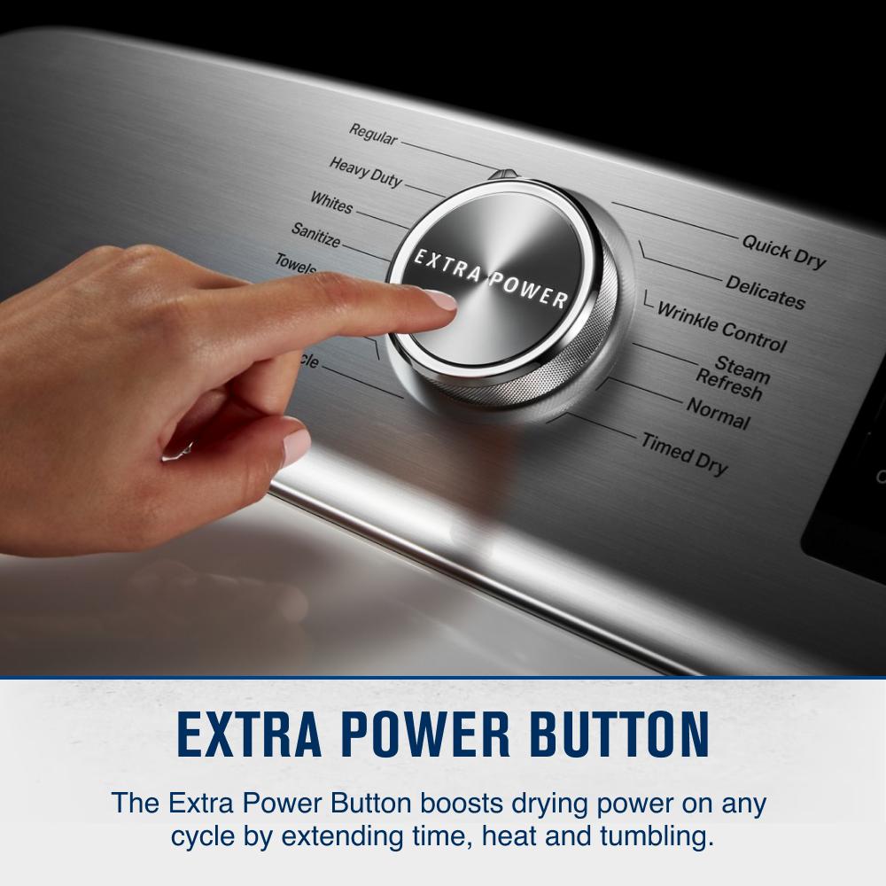 Smart Top Load Electric Dryer with Extra Power - 7.4 cu. ft. MED7230HW