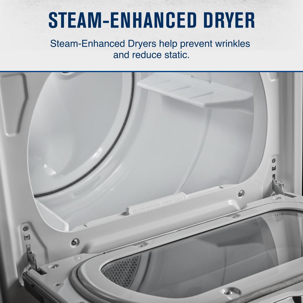 Smart Top Load Electric Dryer with Extra Power - 7.4 cu. ft. MED7230HW