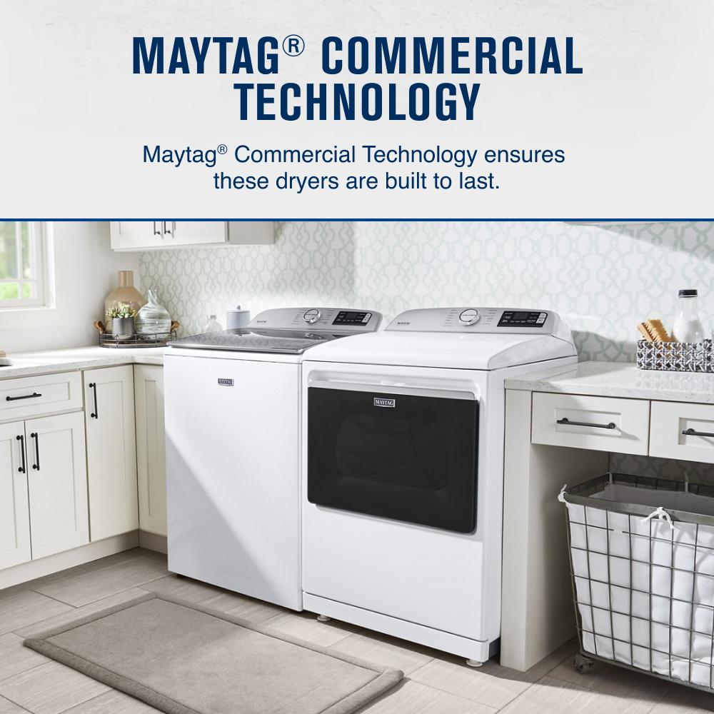 Smart Top Load Electric Dryer with Extra Power - 7.4 cu. ft. MED7230HW