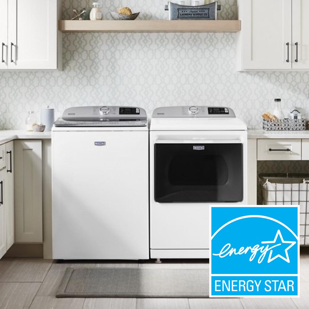 Smart Top Load Electric Dryer with Extra Power - 7.4 cu. ft. MED7230HW