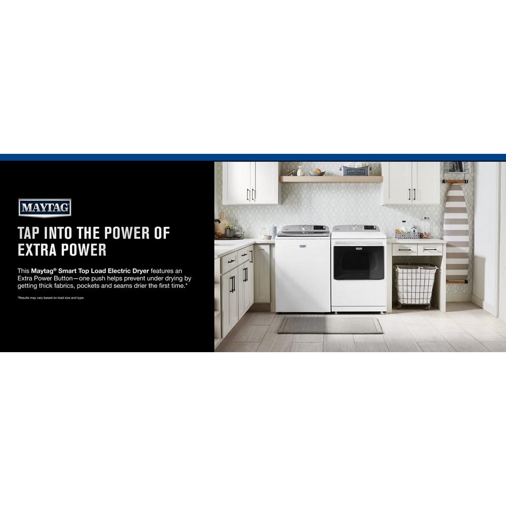 Smart Top Load Electric Dryer with Extra Power - 7.4 cu. ft. MED7230HW