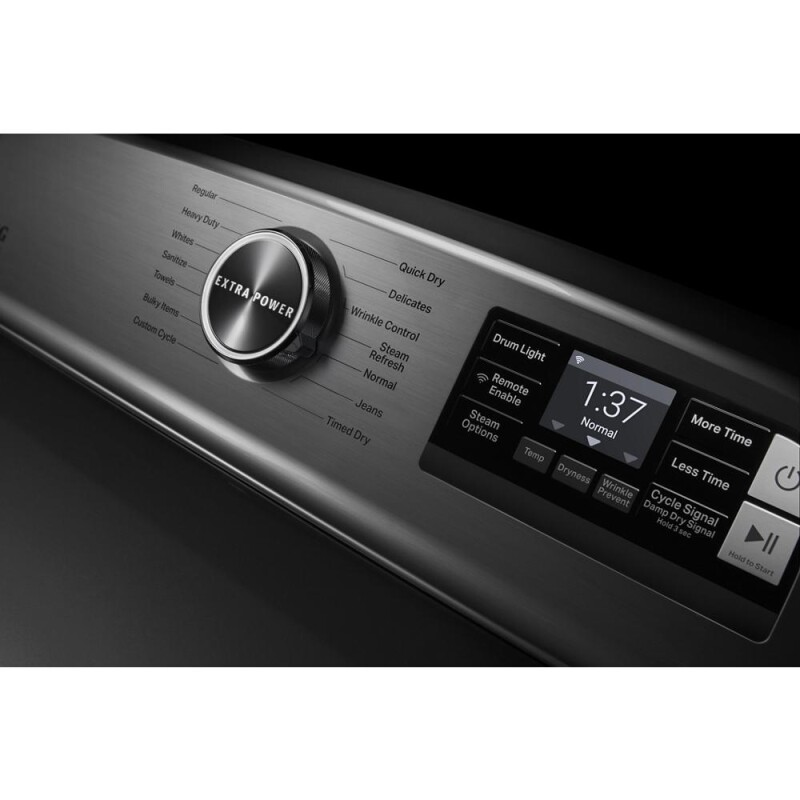 Smart Capable Top Load Electric Dryer with Extra Power Button - 8.8 cu. ft. MED8230HC
