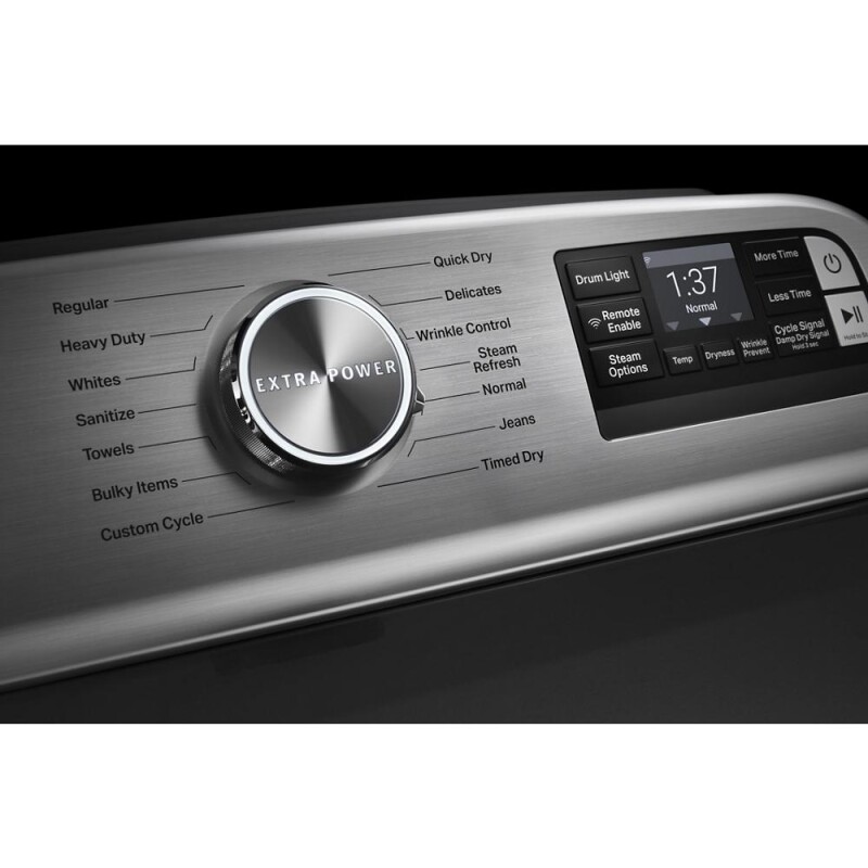 Smart Capable Top Load Electric Dryer with Extra Power Button - 8.8 cu. ft. MED8230HC