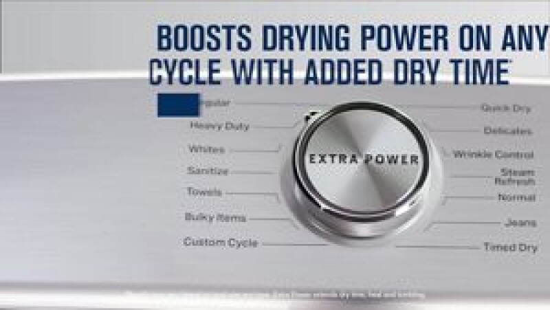 Smart Capable Top Load Electric Dryer with Extra Power Button - 8.8 cu. ft. MED8230HC
