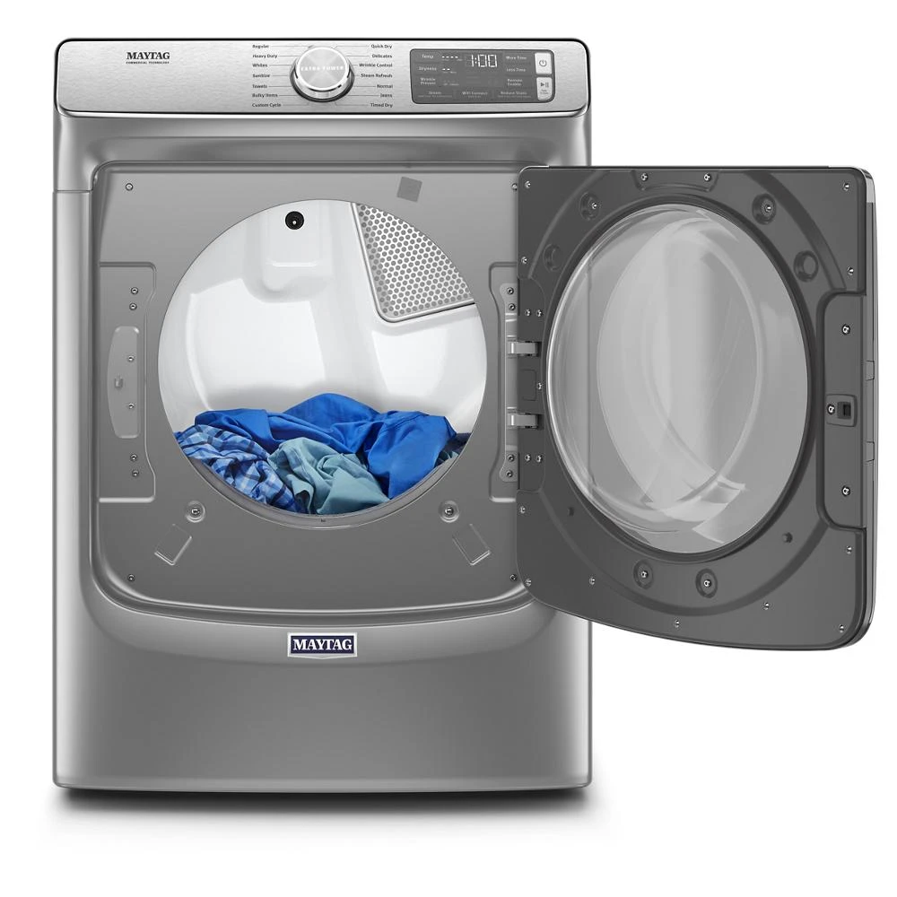 Smart Front Load Electric Dryer with Extra Power and Advanced Moisture Sensing Plus - 7.3 cu. ft. MED8630HC