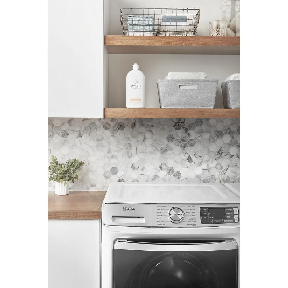 Smart Front Load Electric Dryer with Extra Power and Advanced Moisture Sensing Plus - 7.3 cu. ft. MED8630HW