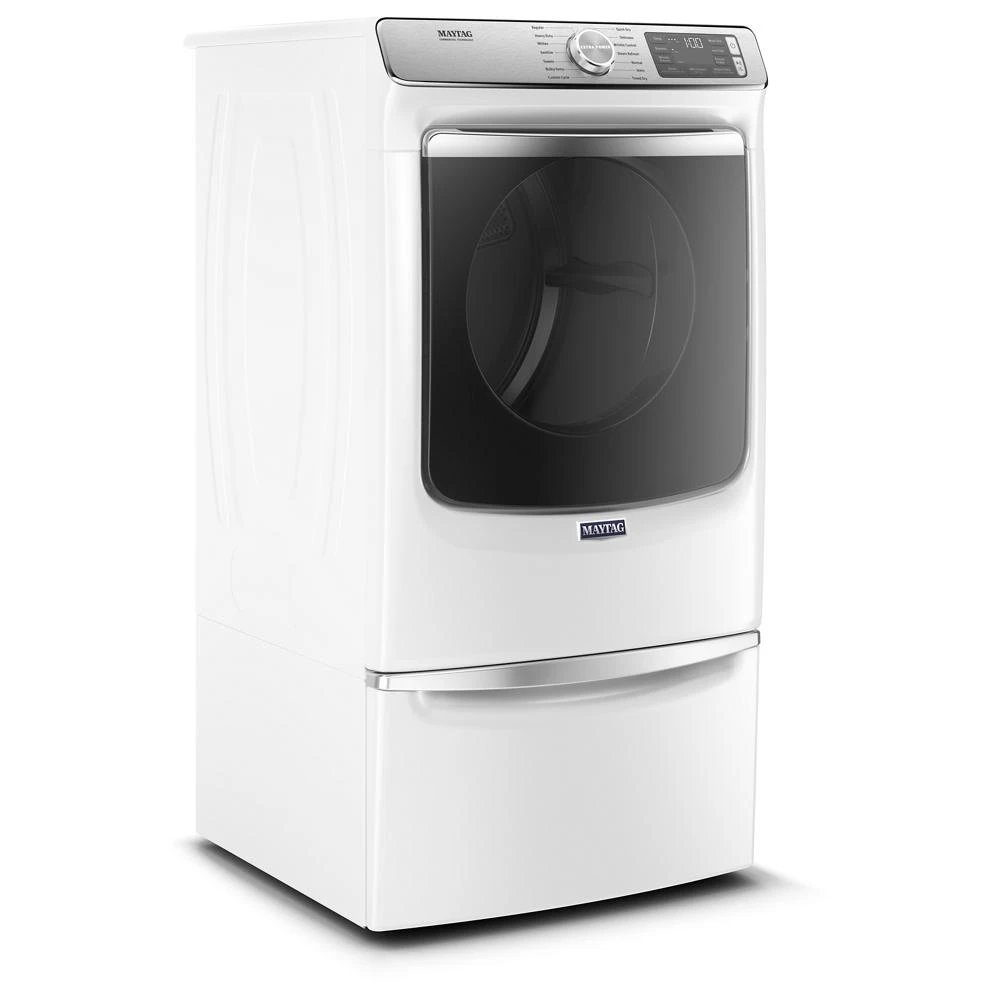 Smart Front Load Electric Dryer with Extra Power and Advanced Moisture Sensing Plus - 7.3 cu. ft. MED8630HW