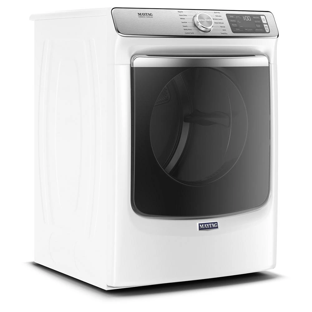 Smart Front Load Electric Dryer with Extra Power and Advanced Moisture Sensing Plus - 7.3 cu. ft. MED8630HW