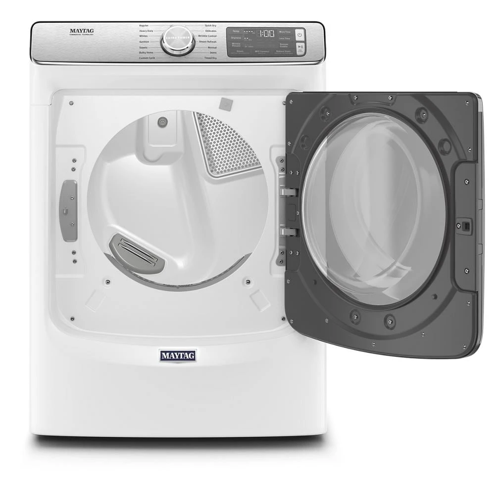 Smart Front Load Electric Dryer with Extra Power and Advanced Moisture Sensing Plus - 7.3 cu. ft. MED8630HW