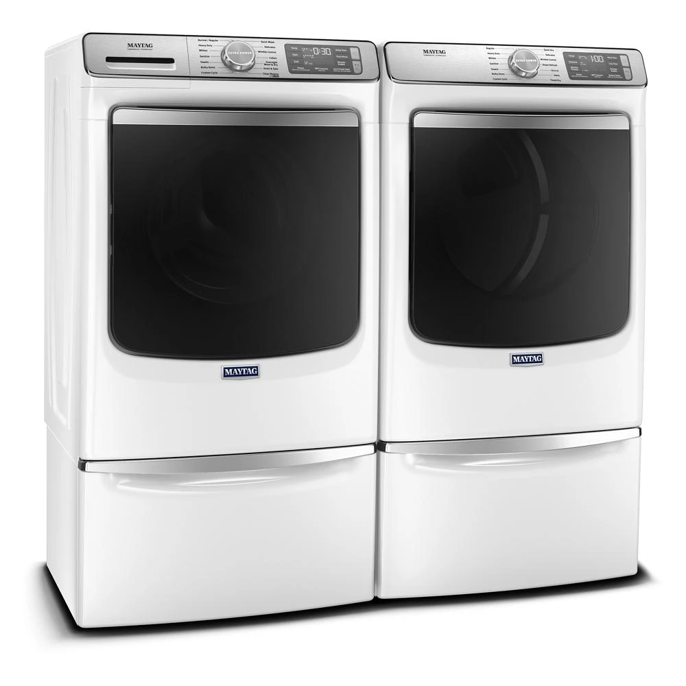 Smart Front Load Electric Dryer with Extra Power and Advanced Moisture Sensing Plus - 7.3 cu. ft. MED8630HW