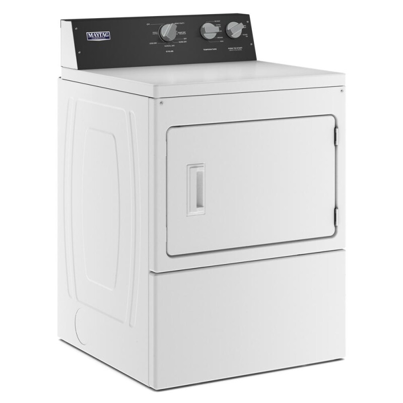Maytag Commercial-Grade Residential Electric Dryer - 7.4 cu. ft. White MEDP585GW Picture 1