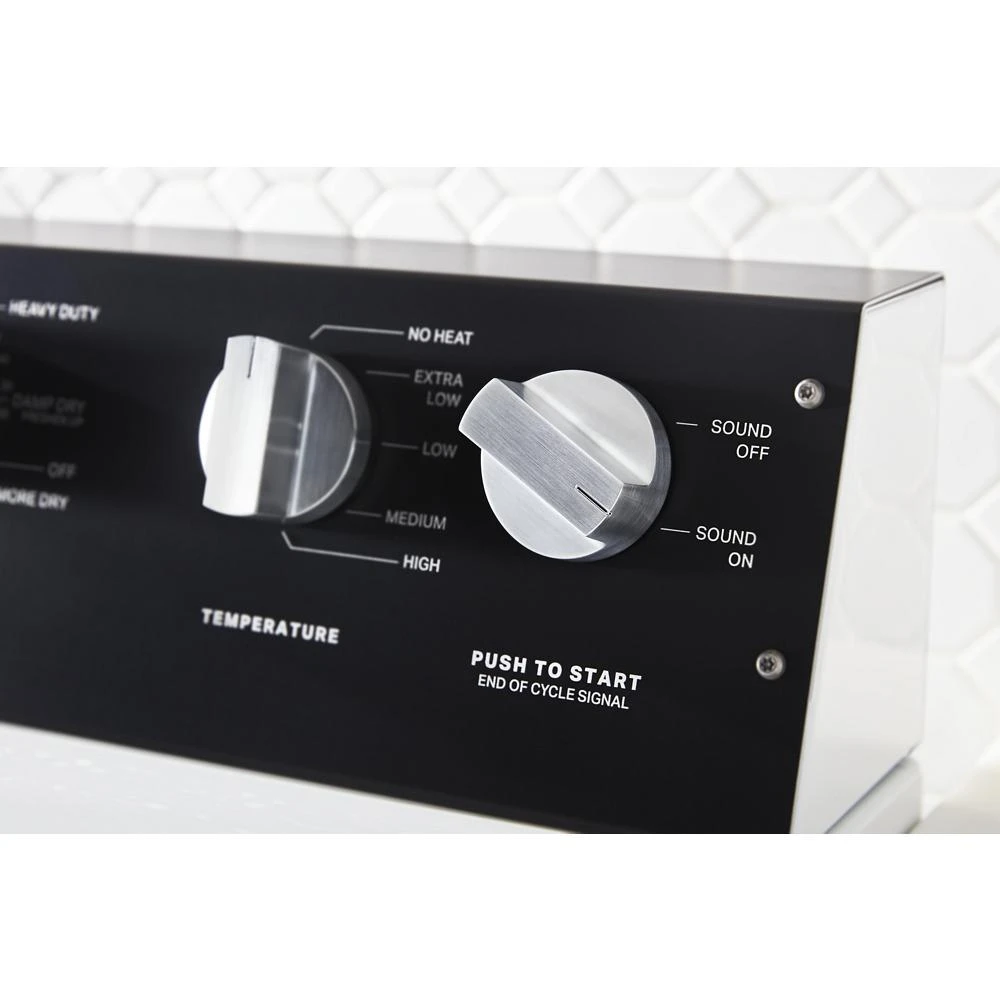 Commercial-Grade Residential Electric Dryer - 7.4 cu. ft. MEDP585GW