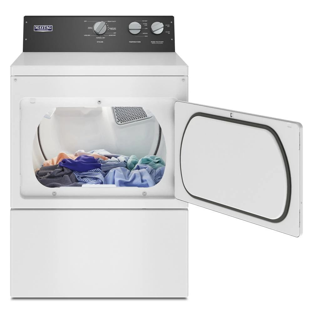 Commercial-Grade Residential Electric Dryer - 7.4 cu. ft. MEDP585GW