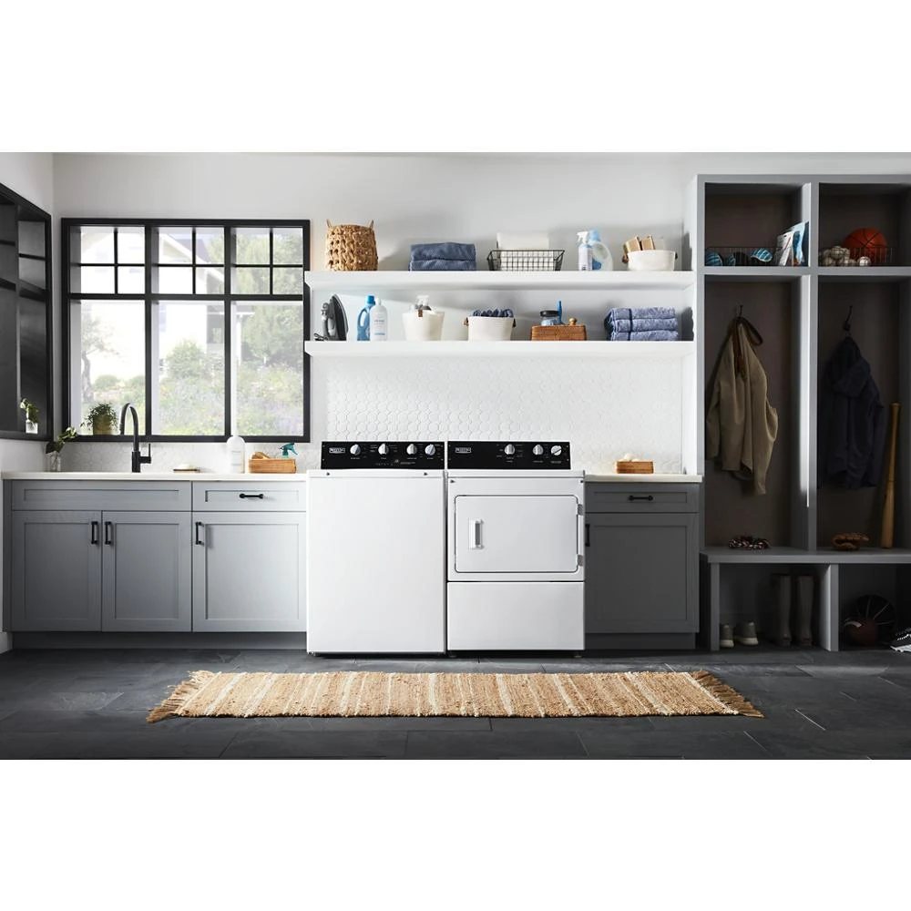 Commercial-Grade Residential Electric Dryer - 7.4 cu. ft. MEDP585GW