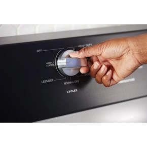Commercial-Grade Residential Electric Dryer - 7.4 cu. ft MEDP586KW