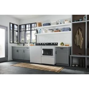Commercial-Grade Residential Electric Dryer - 7.4 cu. ft MEDP586KW