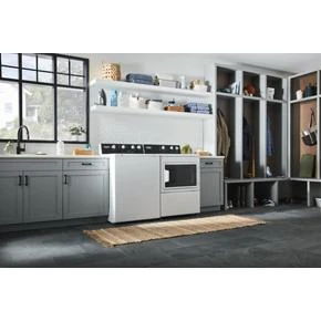 Commercial-Grade Residential Electric Dryer - 7.4 cu. ft MEDP586KW