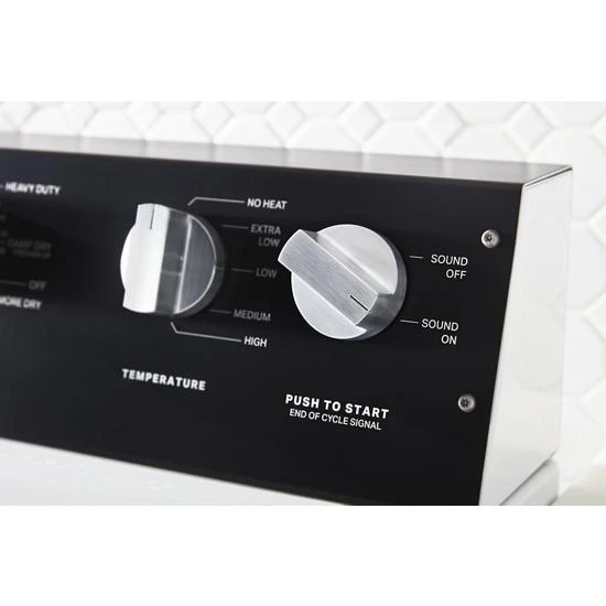 Commercial-Grade Residential Electric Dryer - 7.4 cu. ft MEDP586KW