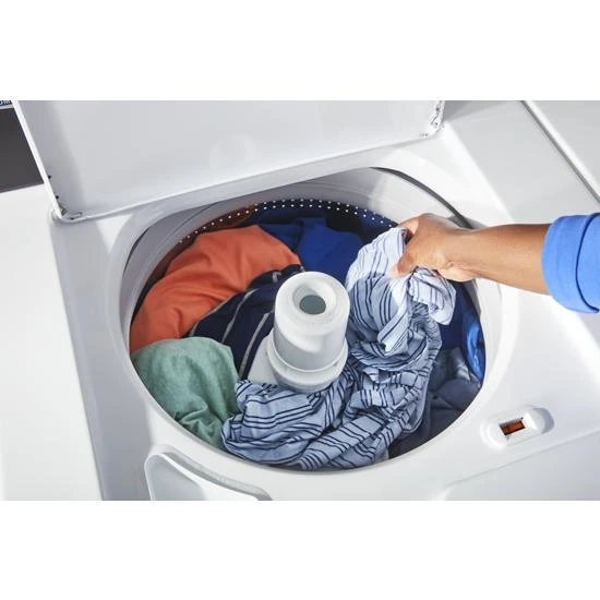 Commercial-Grade Residential Electric Dryer - 7.4 cu. ft MEDP586KW