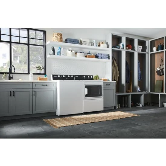 Commercial-Grade Residential Electric Dryer - 7.4 cu. ft MEDP586KW