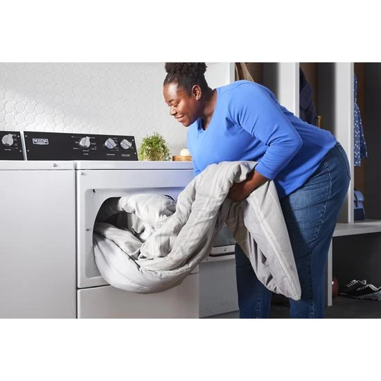 Commercial-Grade Residential Electric Dryer - 7.4 cu. ft MEDP586KW