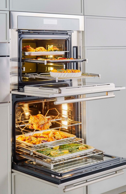 Masterpiece Double Steam Wall Oven 30" MEDS302WS