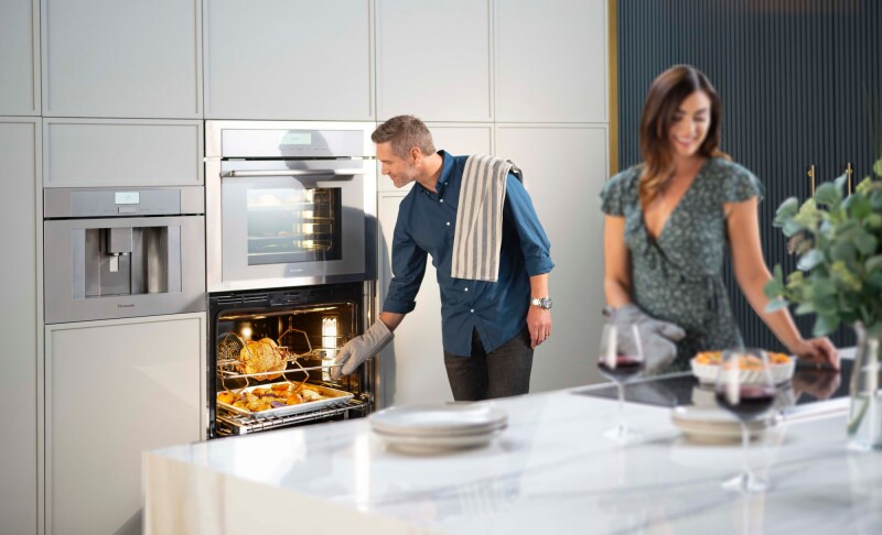 Masterpiece Double Steam Wall Oven 30" MEDS302WS
