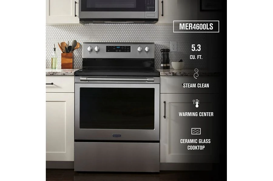 Electric Range with Steam Clean - 5.3 cu. ft. MER4600LS