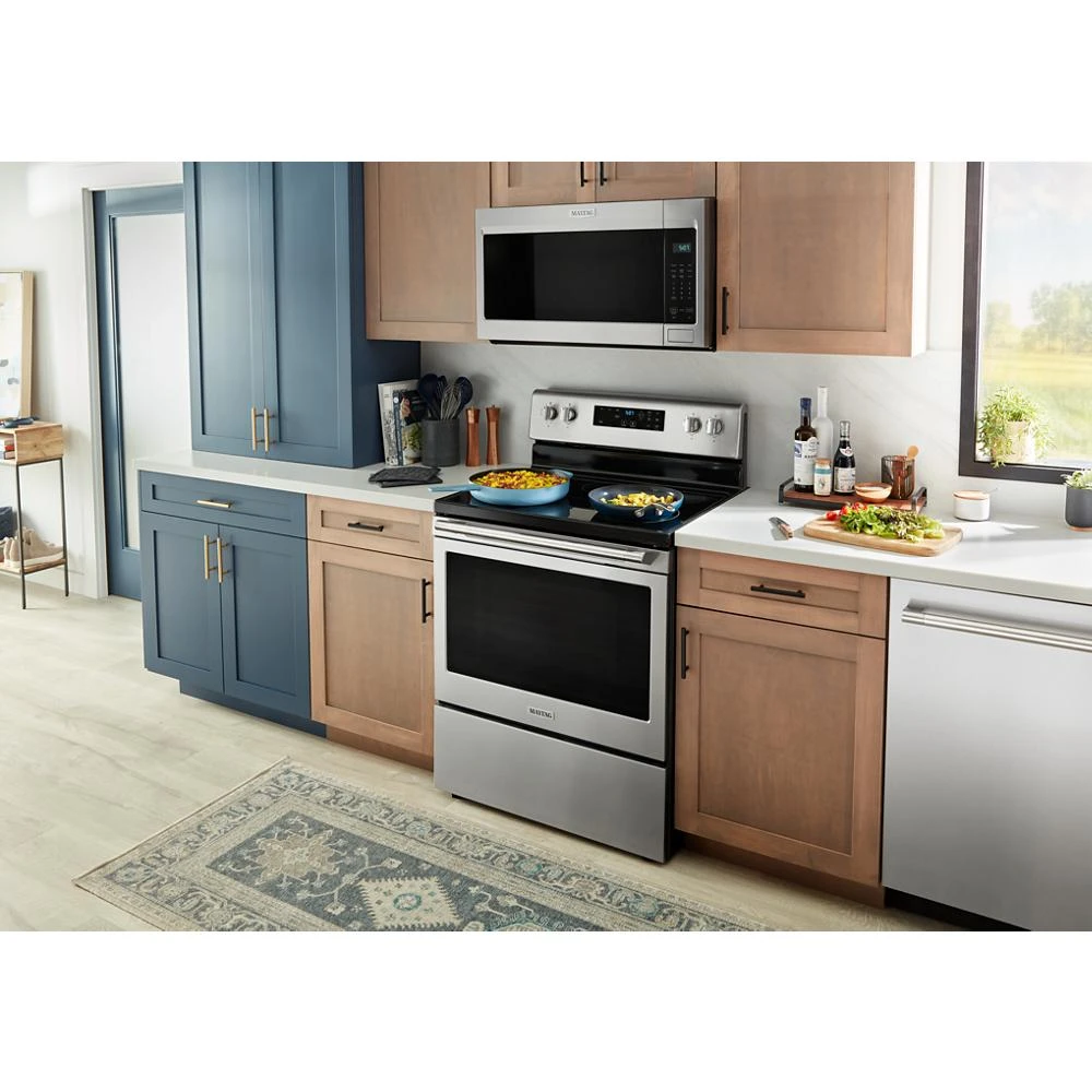 30-inch Wide Electric Range with Steam Clean - 5.3 cu. ft. MER4800PZ