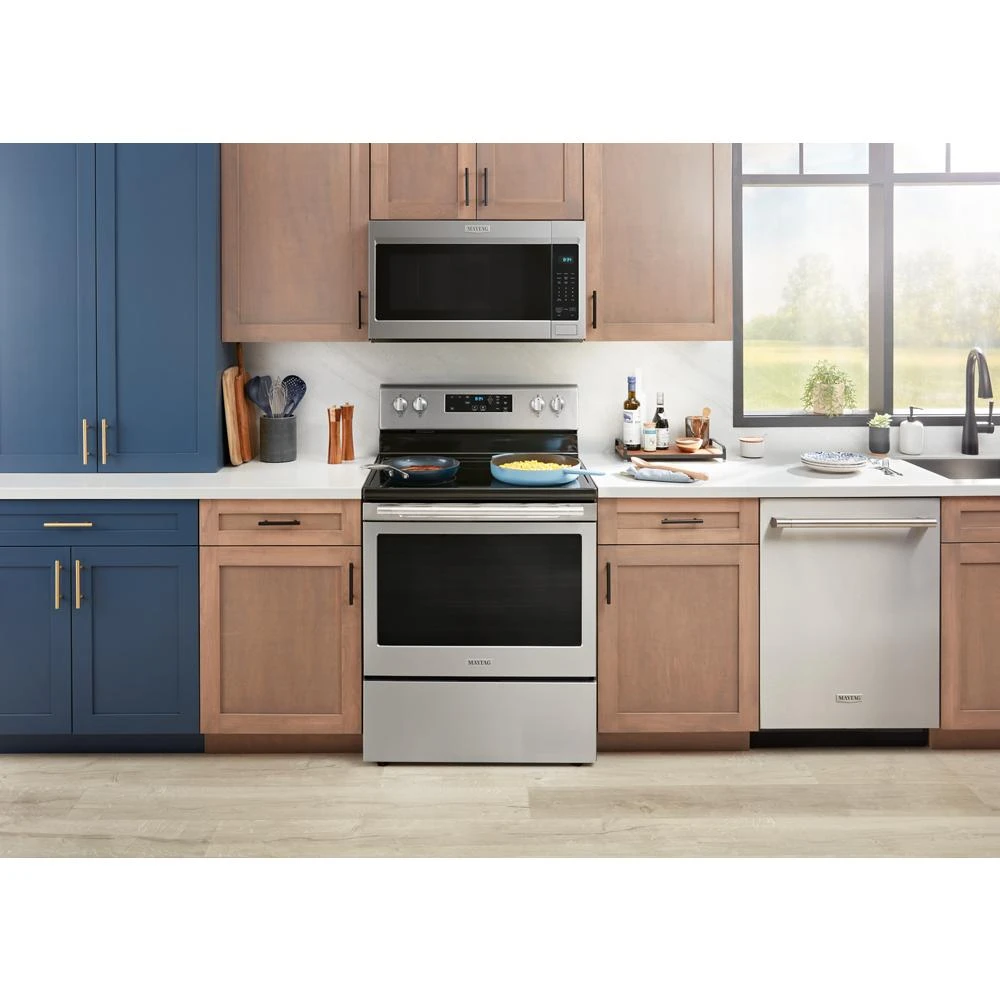 30-inch Wide Electric Range with Steam Clean - 5.3 cu. ft. MER4800PZ