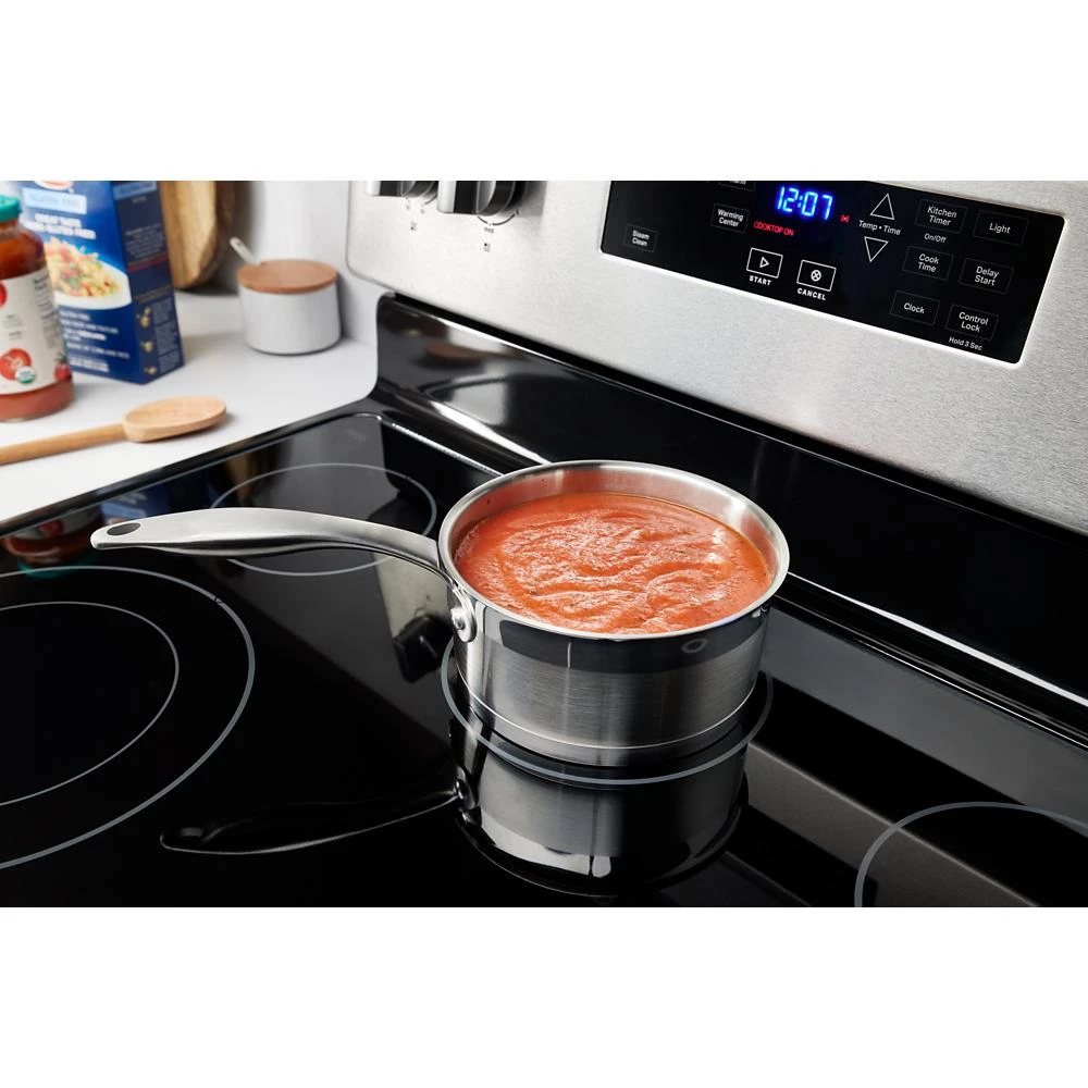 30-inch Wide Electric Range with Steam Clean - 5.3 cu. ft. MER4800PZ