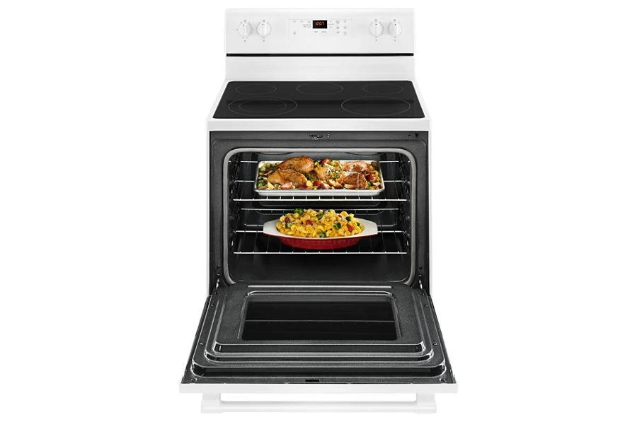 30-Inch Wide Electric Range With Shatter-Resistant Cooktop - 5.3 Cu. Ft. MER6600FW